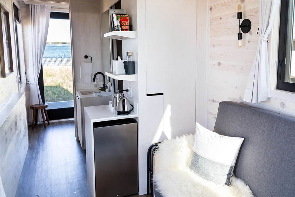 Outlook Shelter accommodation interior